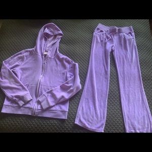 Canyon River Blues Lavender velour Jacket & Pants